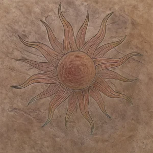 Proline Flaming Sun Medallion Concrete Stamp