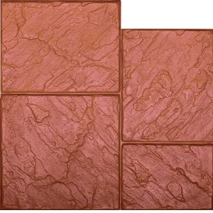 Proline Large Ashlar New England Slate Groutable "B" Concrete Stamp - Image 3