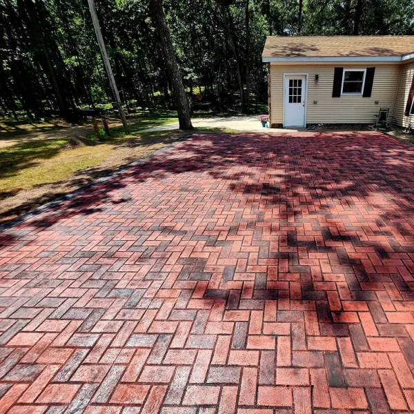 Proline Magnetic Stamp Set Boston Brick Herringbone - Concrete Stamp