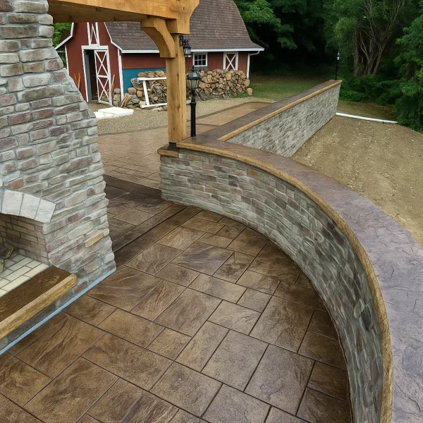 Rotating Ashlar Italian Flex Concrete Stamp