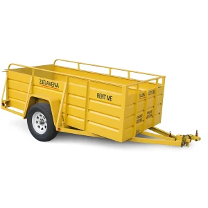 Single Axle Utility Trailer Rental – Call for Rental Fee
