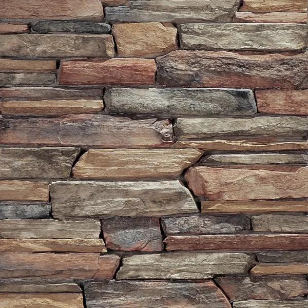 Stone Veneer - Rustic Ledge Sawtooth - 7LF Small Box