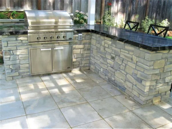 Thin Stone Veneer Lompoc Mountain Ledge Gray Blend Thin Veneer