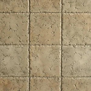 Tumbled Travertine Square Tile 12x12 Concrete Stamp