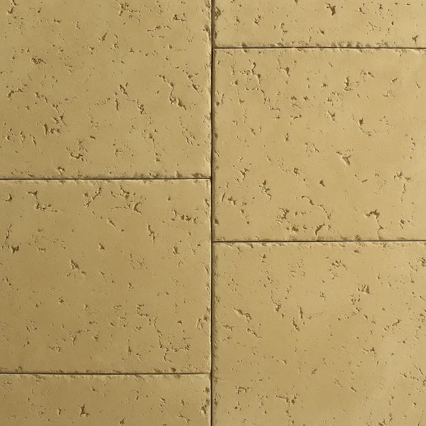 Tumbled Travertine Square Tile 18x18 Concrete Stamp