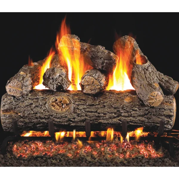 real fyre golden oak designer plus​ - 12 inch set