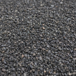 Black Lava 3/8" Landscape Rock.