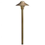 12V Cast Brass 6 Dome Path Light CBR