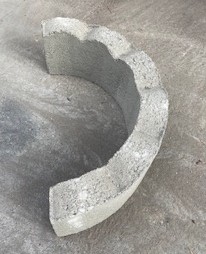 18 Scalloped Tree Ring Natural