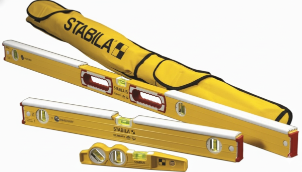 Stabila Mason 3 Level Set Torpedo, 24 inches, 48 inches