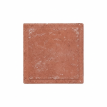 Stepping Stone - Beveled Edge 12x12 Square Red