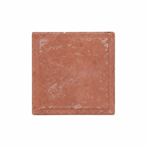 Stepping Stone - Beveled Edge 12x12 Square Red